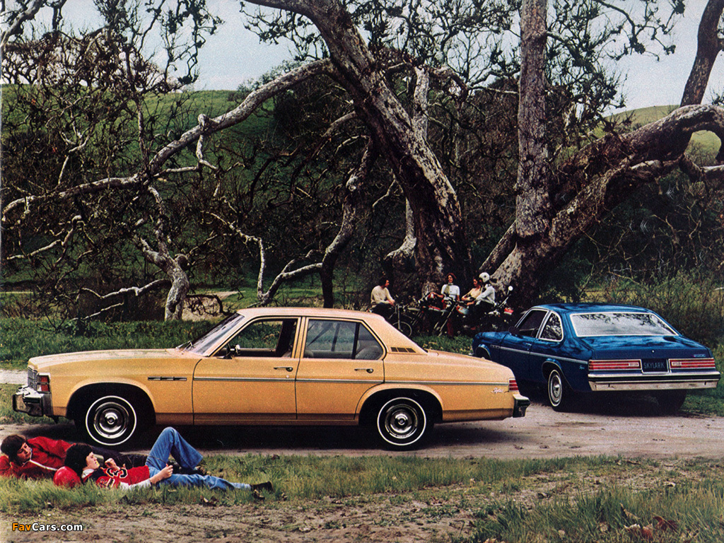 Buick Skylark Sedan & Coupe 1976 wallpapers (1024 x 768)