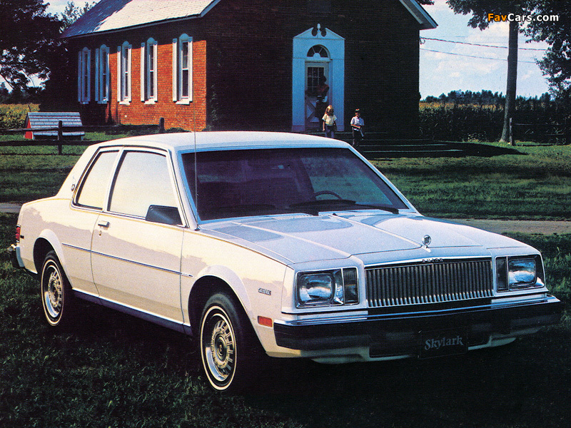 Pictures of Buick Skylark Coupe 1980–85 (800 x 600)