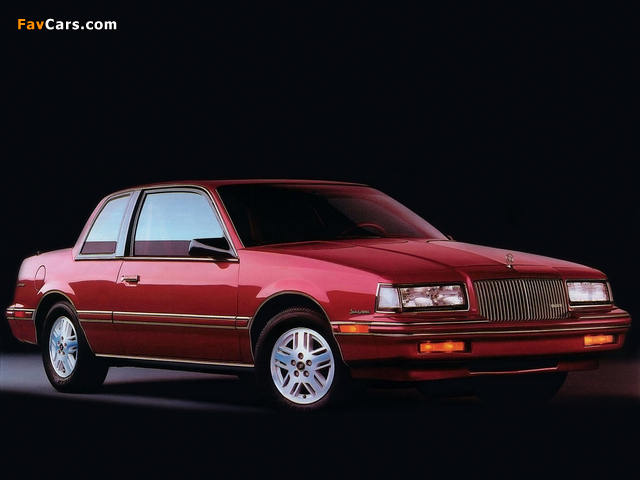 Buick Skylark Coupe 1988–91 wallpapers (640 x 480)