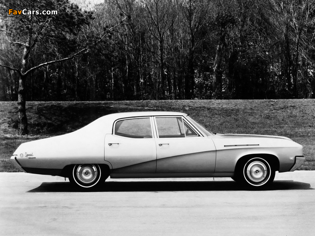 Photos of Buick Special Deluxe Sedan (43369) 1968 (640 x 480)