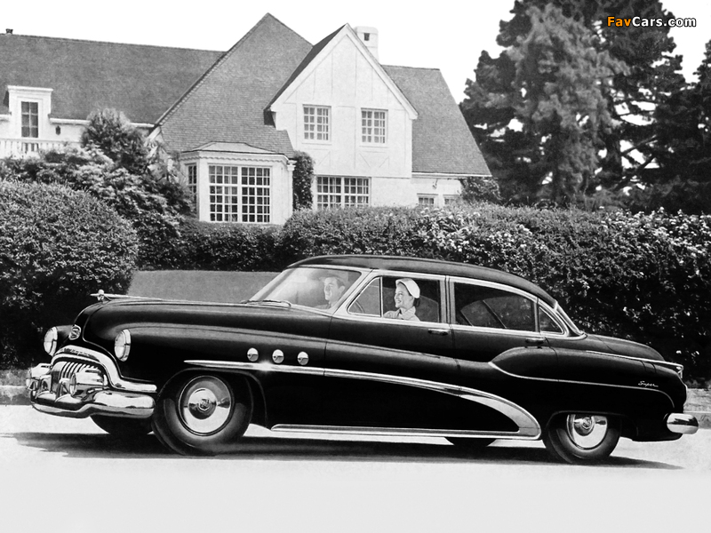 Photos of Buick Super Riviera Sedan (52-4519) 1952 (800 x 600)