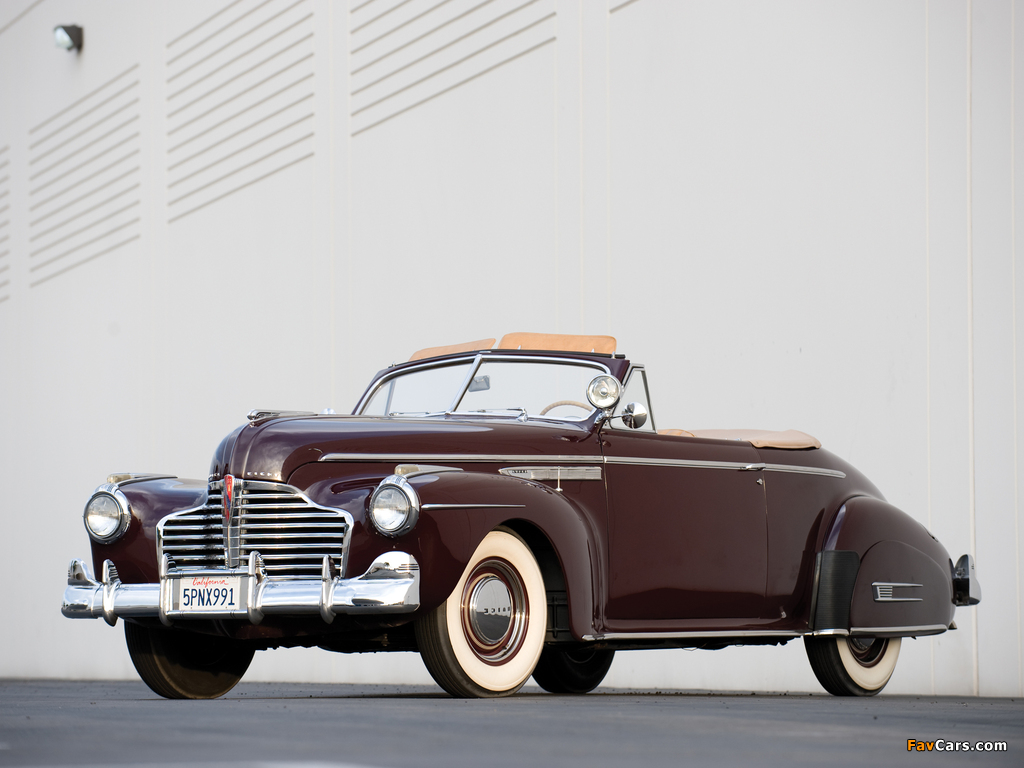Buick Super Eight Convertible Coupe (56C) 1941 wallpapers (1024 x 768)