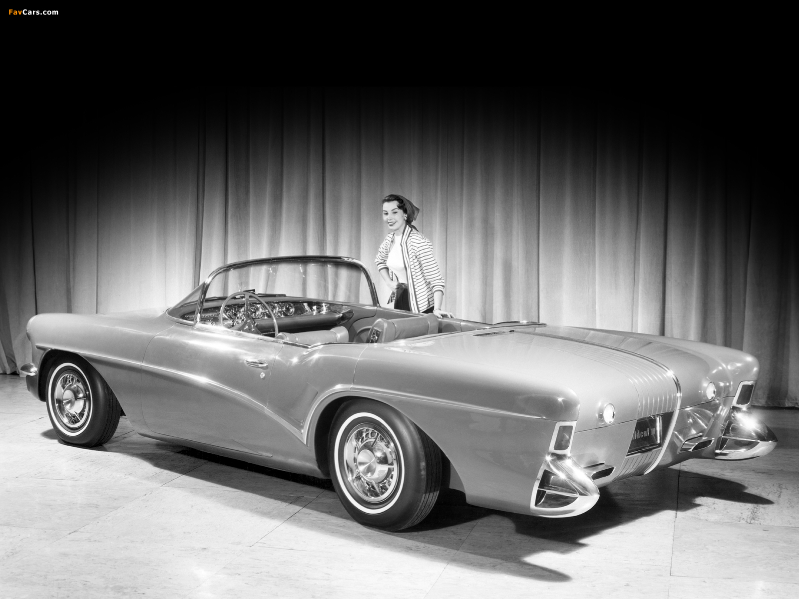 Buick Wildcat III Concept Car 1955 wallpapers (1600 x 1200)