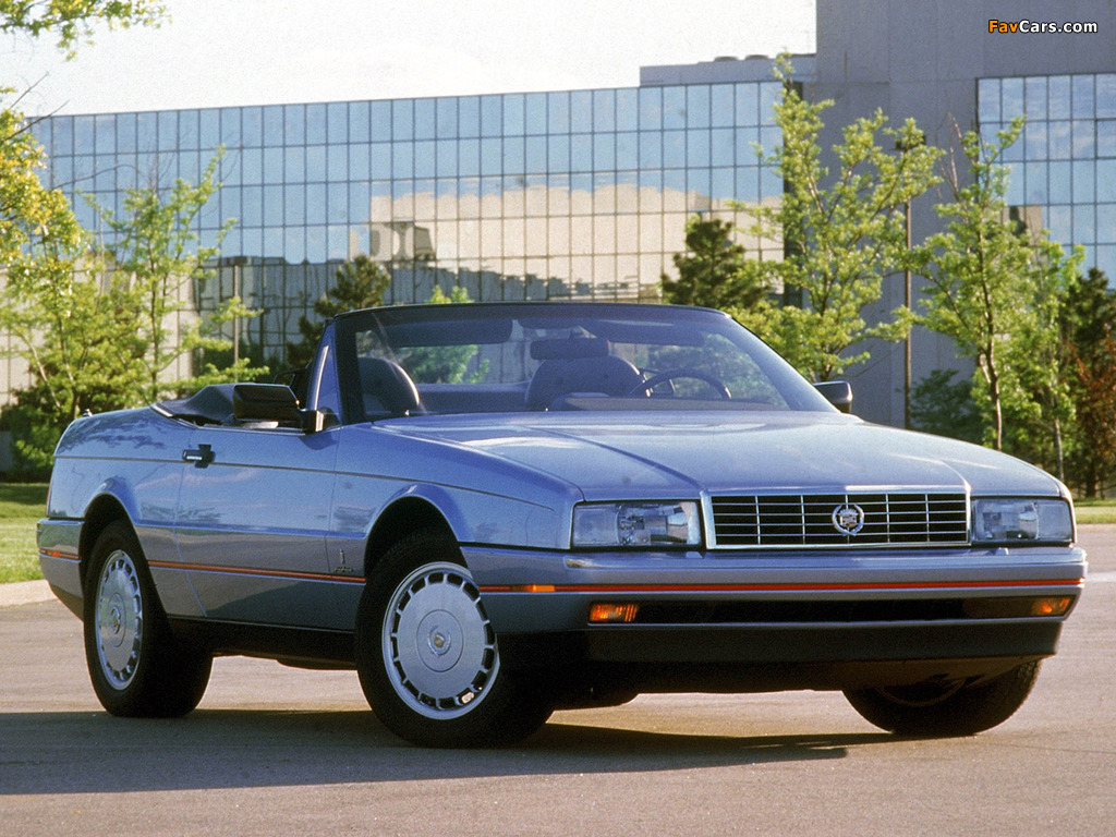 Cadillac Allanté 1987–93 images (1024 x 768)