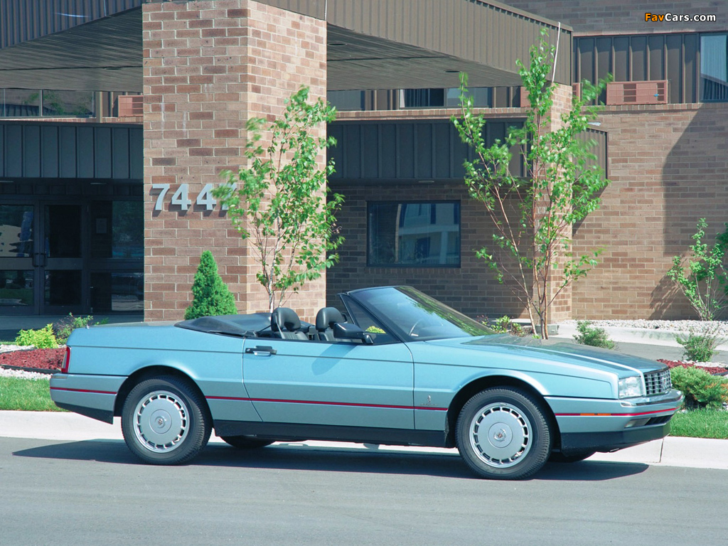 Cadillac Allanté 1987–93 photos (1024 x 768)