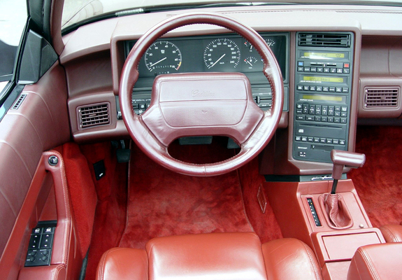 Images of Cadillac Allanté EU-spec 1987–93