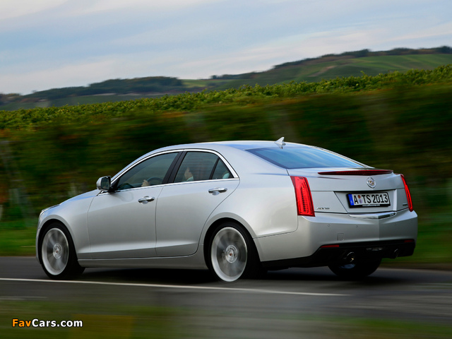 Pictures of Cadillac ATS EU-spec 2012 (640 x 480)