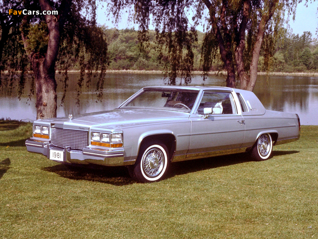 Images of Cadillac Fleetwood Brougham dElegance Coupe 1980–81 (640 x 480)