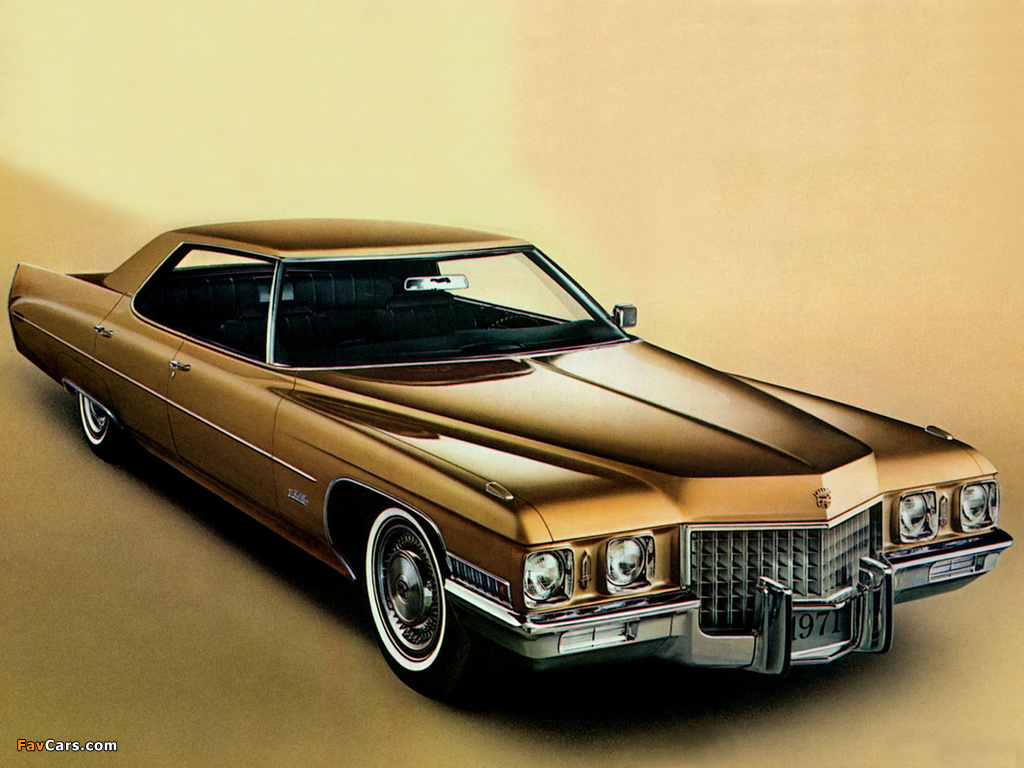 Pictures of Cadillac Calais Hardtop Sedan (68249N) 1971 (1024 x 768)