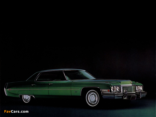 Cadillac Calais Hardtop Sedan (C49/N) 1973 wallpapers (640 x 480)