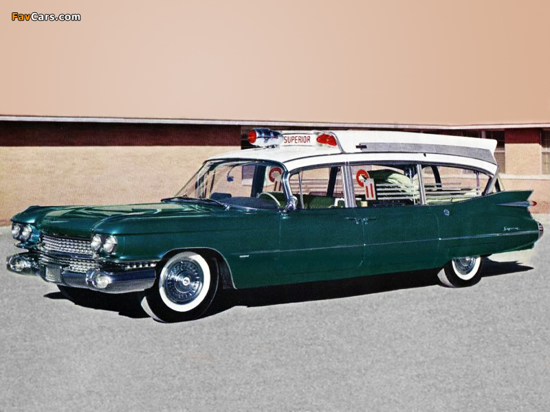 Cadillac Superior Rescuer Ambulance (6890) 1959 pictures (800 x 600)