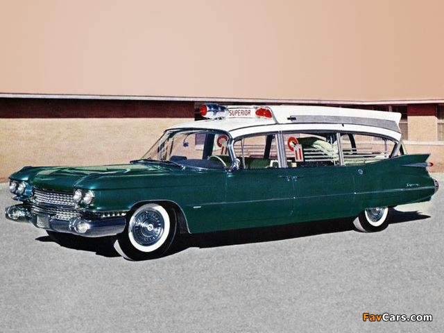 Cadillac Superior Rescuer Ambulance (6890) 1959 pictures (640 x 480)