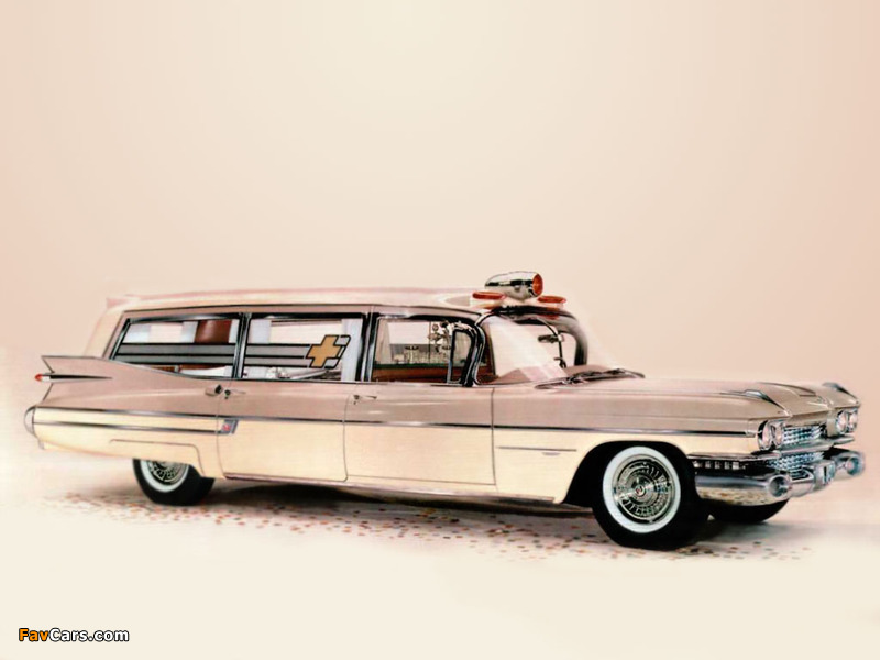 Cadillac Sayers & Scovill Superline Parkway Ambulance (6890) 1959 wallpapers (800 x 600)
