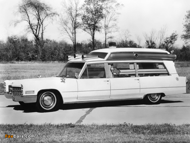 Cadillac Sayers & Scovill Professional High Body Ambulance (69890Z) 1966 wallpapers (640 x 480)