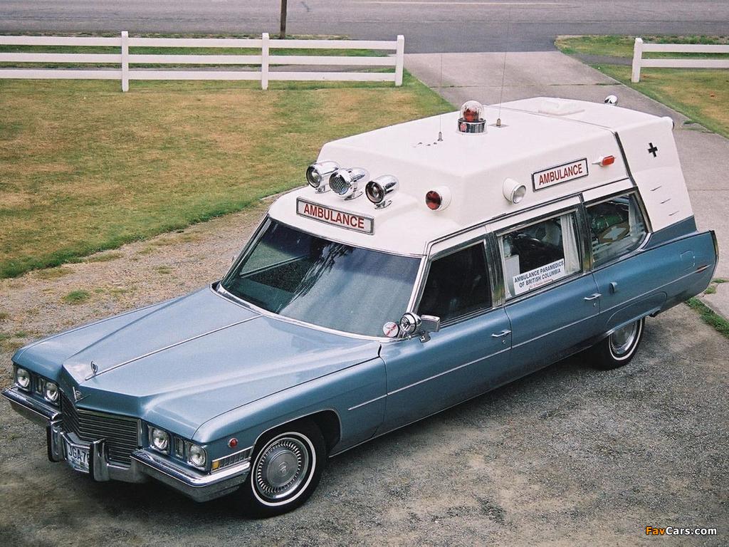 Cadillac Superior 54 Ambulance (Z90-Z) 1972 pictures (1024 x 768)