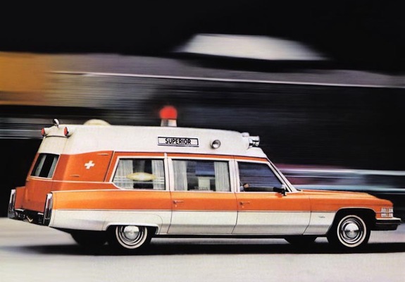 Cadillac Superior 54 Ambulance (F90/Z) 1974 pictures