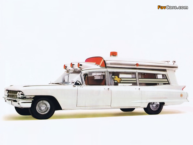 Cadillac Sayers & Scovill Professional High Body 54 Ambulance (6890) 1962 wallpapers (640 x 480)