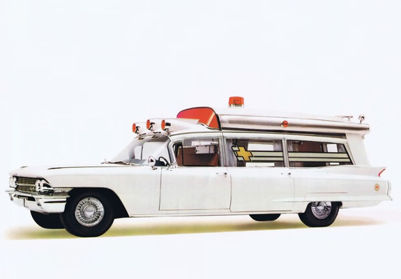 Cadillac Sayers & Scovill Professional High Body 54 Ambulance (6890) 1962 wallpapers