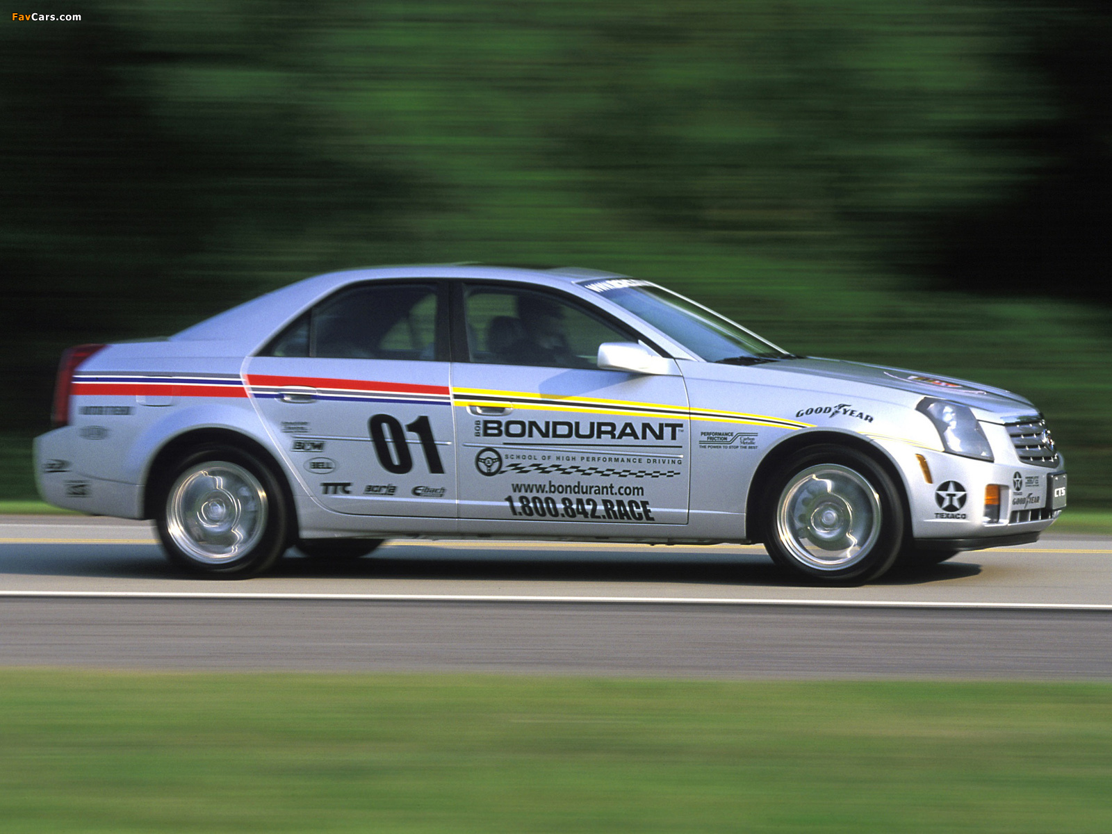 Cadillac CTS Bondurant Racing School 2002–07 pictures (1600 x 1200)