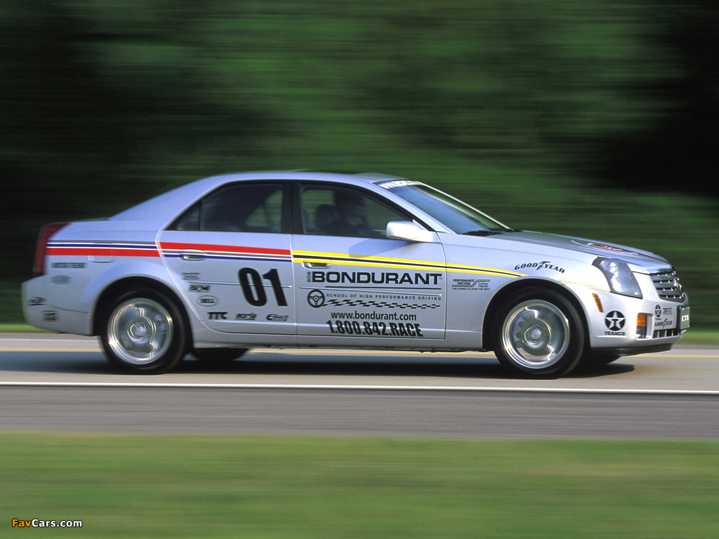 Cadillac CTS Bondurant Racing School 2002–07 pictures (1024 x 768)