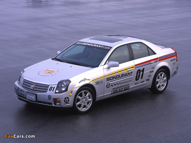 Cadillac CTS Bondurant Racing School 2002–07 wallpapers (640 x 480)