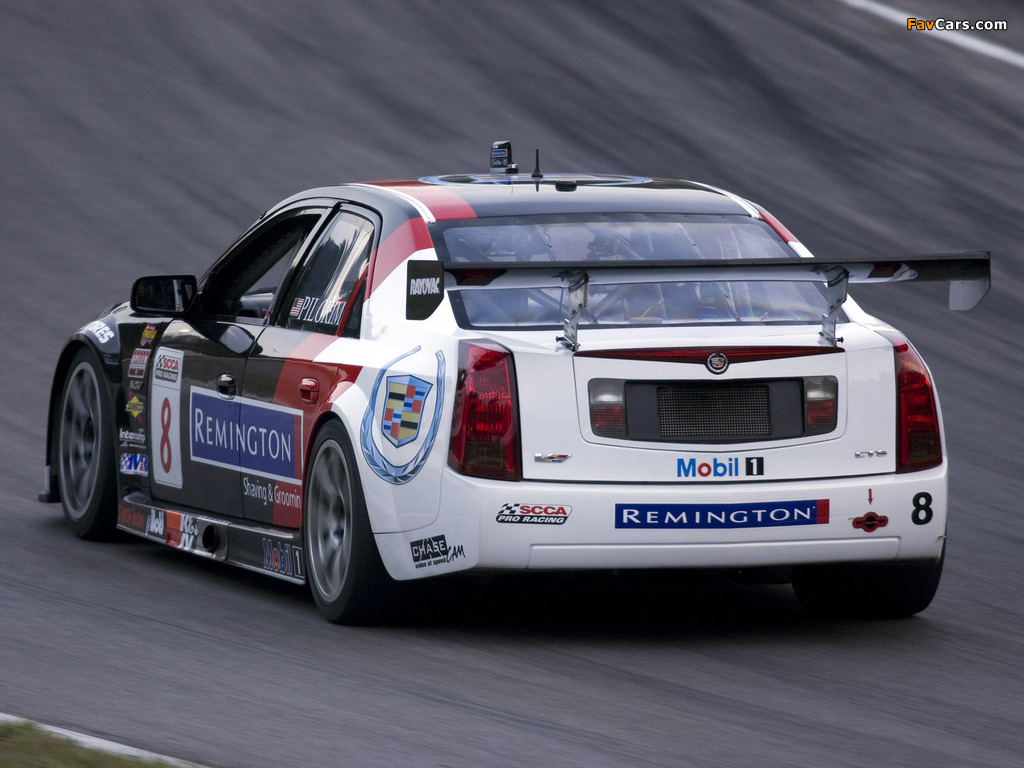 Cadillac CTS-V Race Car 2005–07 wallpapers (1024 x 768)