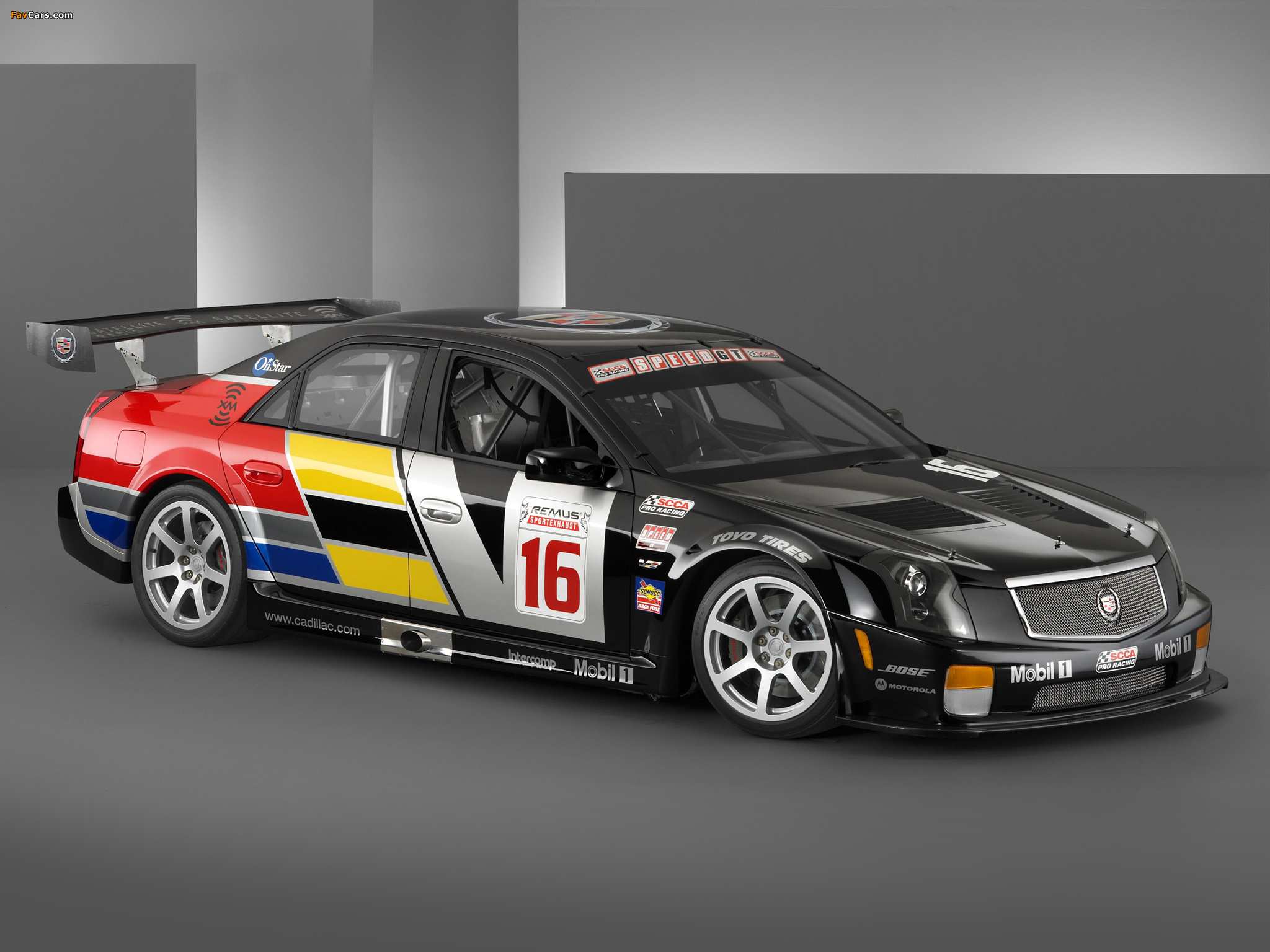 Cadillac CTS-V Race Car 2005–07 wallpapers (2048 x 1536)