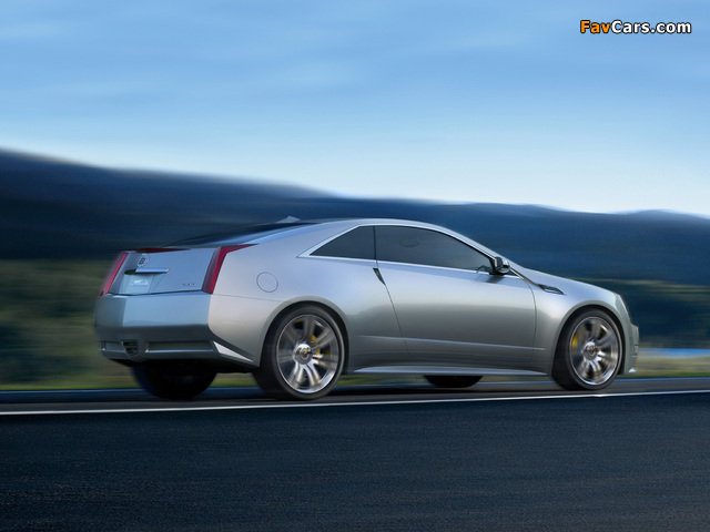 Cadillac CTS Coupe Concept 2008 pictures (640 x 480)