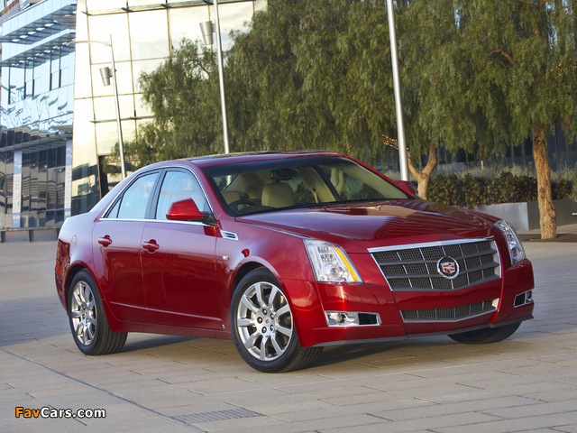 Cadillac CTS UK-spec 2008 wallpapers (640 x 480)
