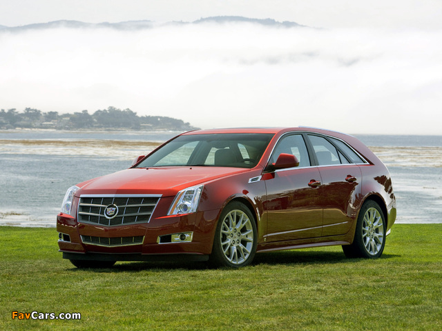 Cadillac CTS Sport Wagon 2009 images (640 x 480)