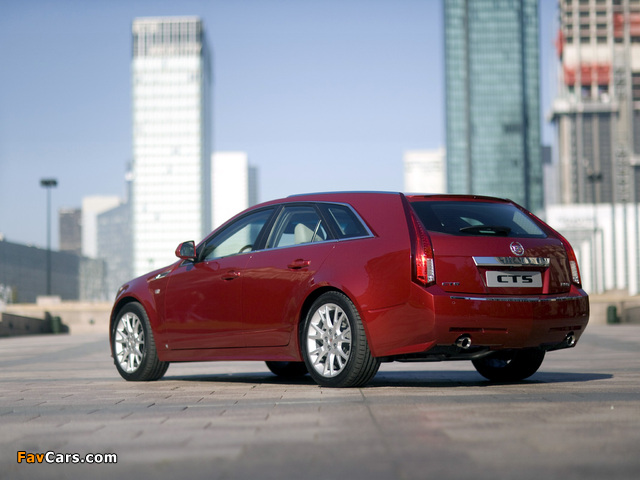 Cadillac CTS Sport Wagon 2009 pictures (640 x 480)