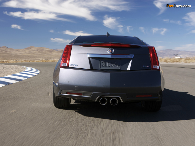 Cadillac CTS-V Coupe 2010 images (800 x 600)