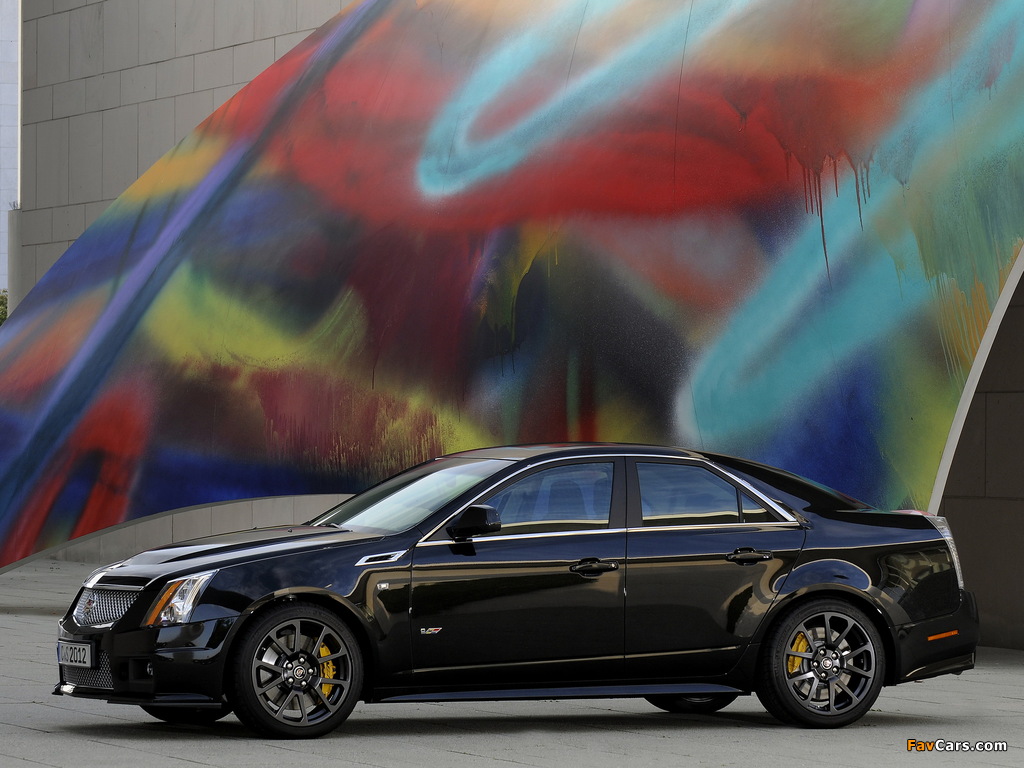 Cadillac CTS-V EU-spec 2010 images (1024 x 768)