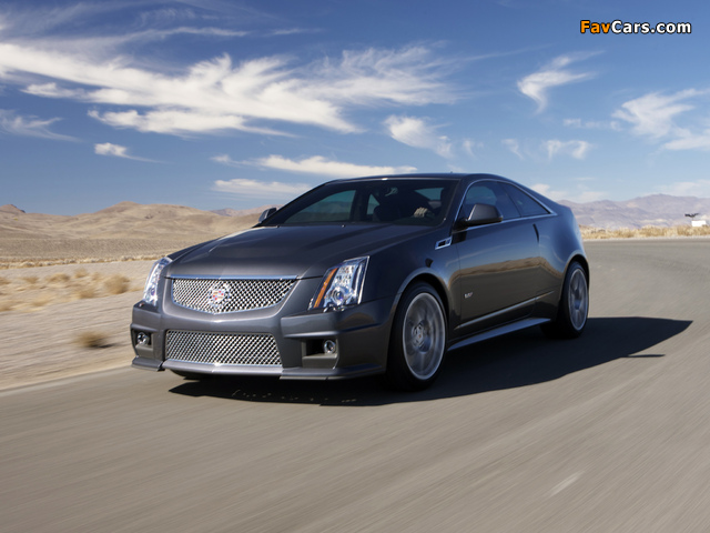Cadillac CTS-V Coupe 2010 photos (640 x 480)