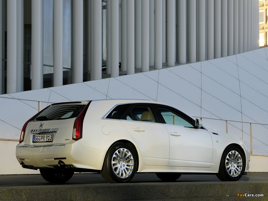 Cadillac CTS Sport Wagon EU-spec 2010 pictures (1024 x 768)