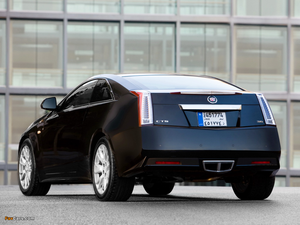 Cadillac CTS Coupe 2010 pictures (1024 x 768)