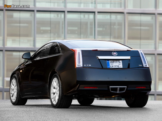 Cadillac CTS Coupe 2010 pictures (640 x 480)