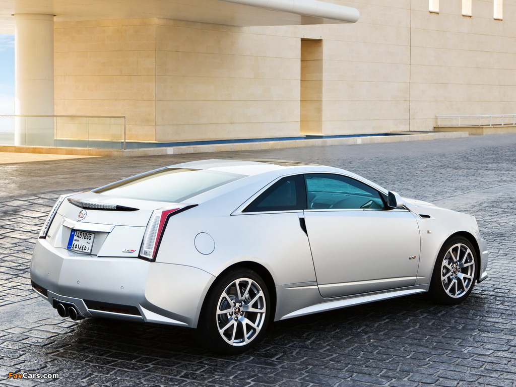 Cadillac CTS-V Coupe 2010 pictures (1024 x 768)