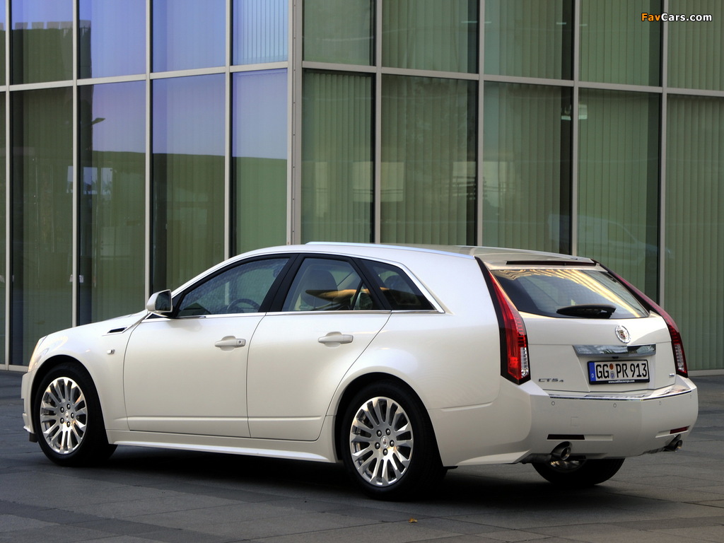 Cadillac CTS Sport Wagon EU-spec 2010 pictures (1024 x 768)
