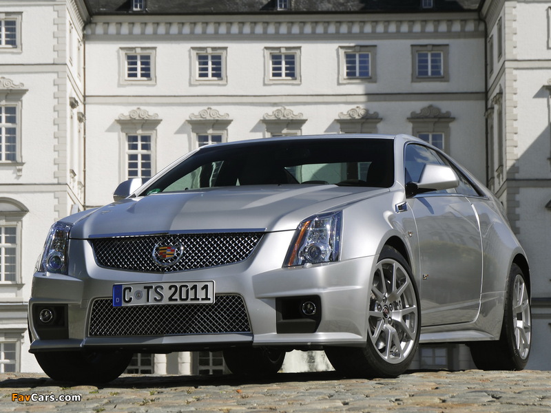 Cadillac CTS-V Coupe EU-spec 2010 pictures (800 x 600)