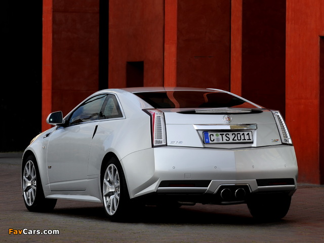 Cadillac CTS-V Coupe EU-spec 2010 pictures (640 x 480)