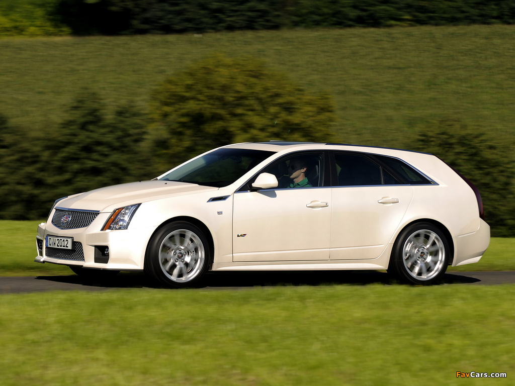 Cadillac CTS-V Sport Wagon EU-spec 2010 pictures (1024 x 768)