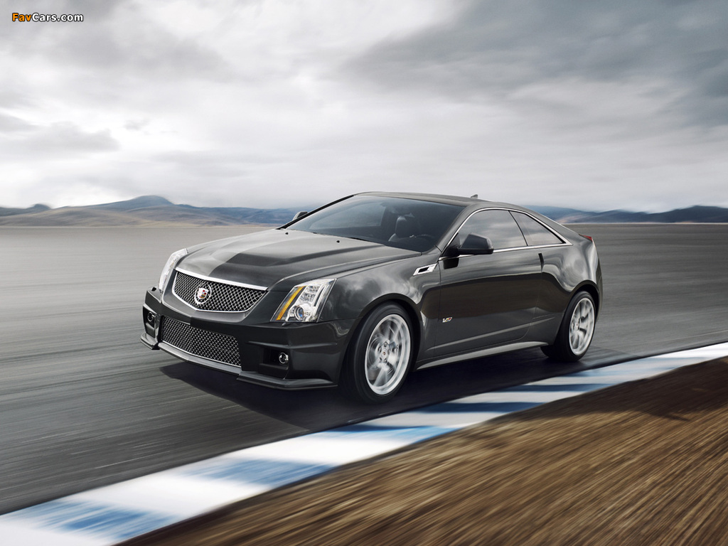 Cadillac CTS-V Coupe 2010 wallpapers (1024 x 768)