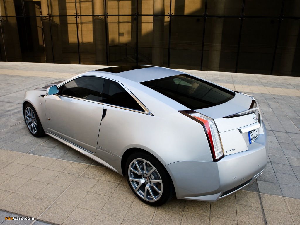 Cadillac CTS-V Coupe 2010 wallpapers (1024 x 768)