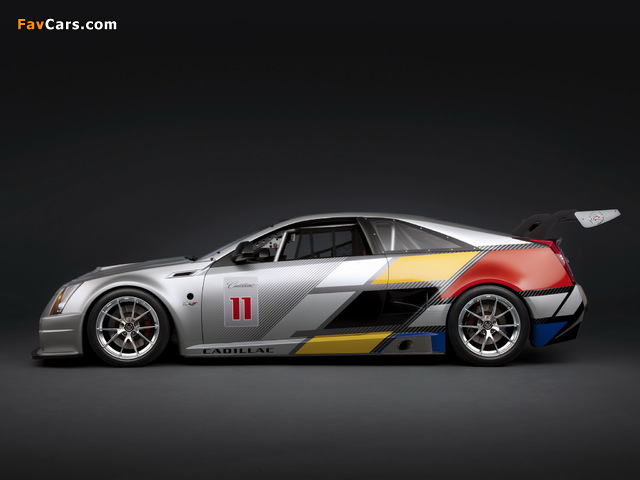 Cadillac CTS-V Coupe Race Car 2011 images (640 x 480)