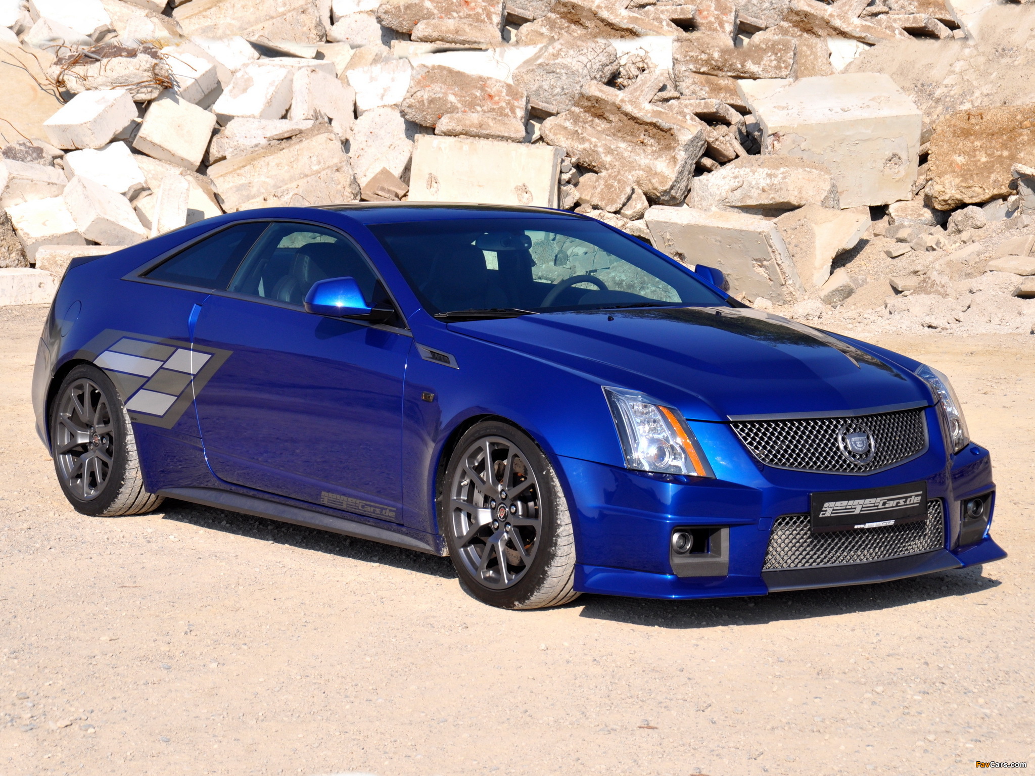 Geiger Cadillac CTS-V Coupe Blue Brute 2011 images (2048 x 1536)