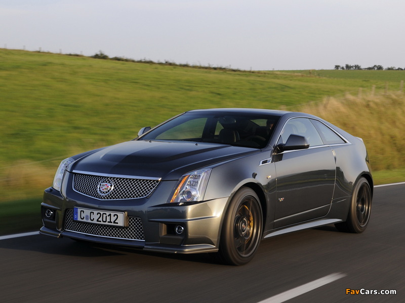 Cadillac CTS-V Coupe Black Diamond EU-spec 2011 photos (800 x 600)