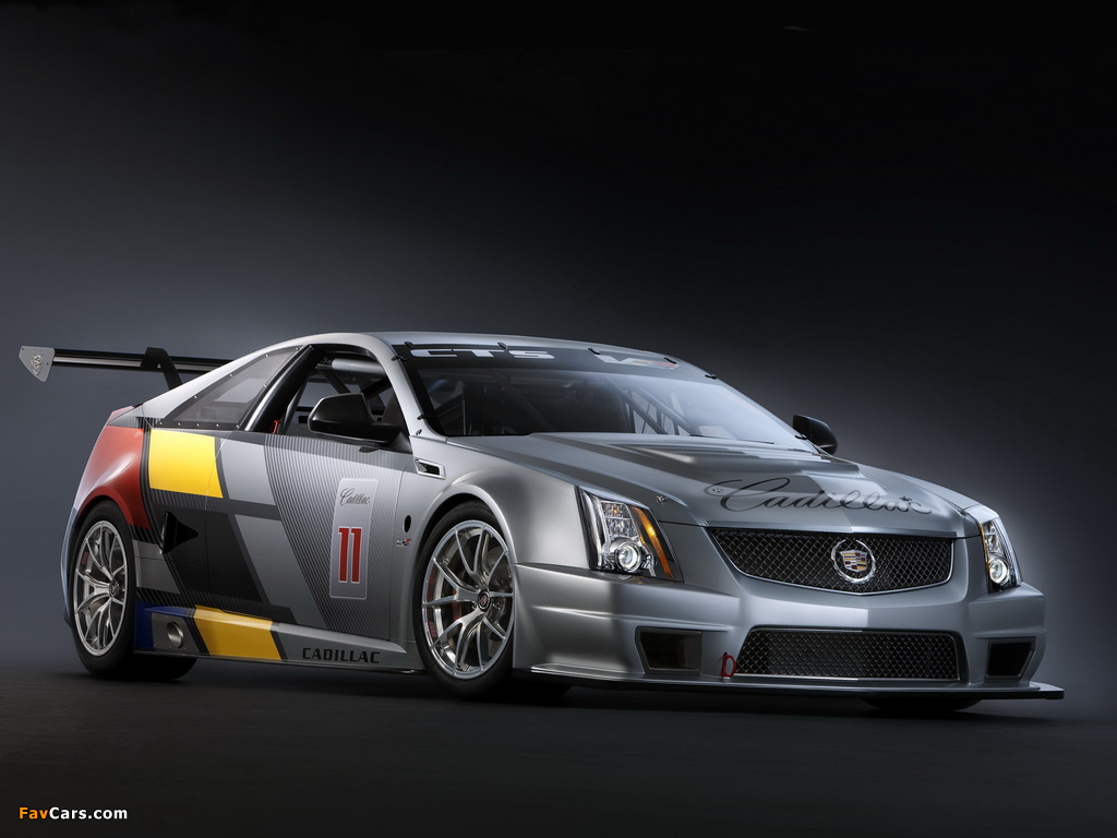 Cadillac CTS-V Coupe Race Car 2011 photos (1024 x 768)