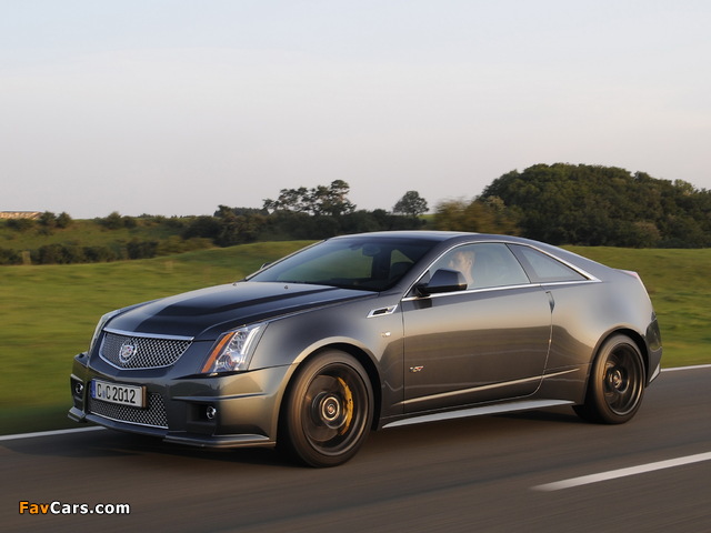 Cadillac CTS-V Coupe Black Diamond EU-spec 2011 pictures (640 x 480)