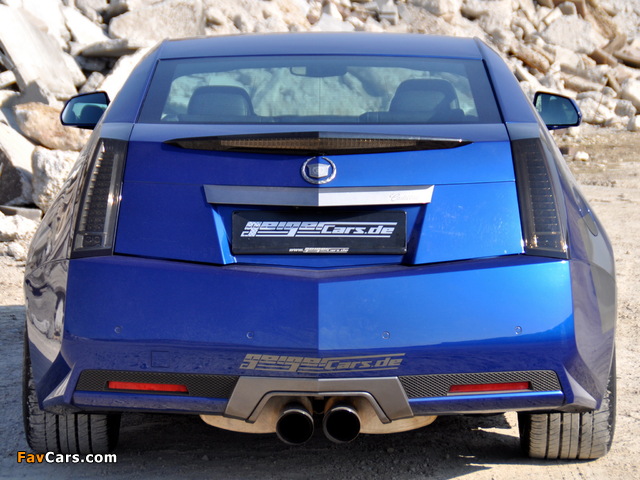 Geiger Cadillac CTS-V Coupe Blue Brute 2011 wallpapers (640 x 480)